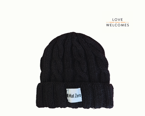 Mat Zero Hand-knitted Beanie